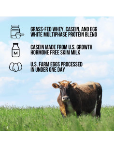 Mezcla de Proteína NAKED 0.45kg - Huevo, Suero y Caseína 2