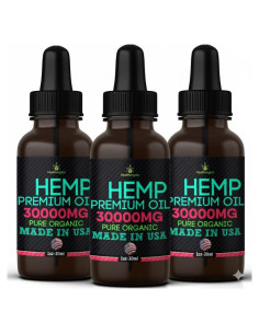 Aceite de Semilla de Cañamo Healthergize - Paquete de 3 - 30 ml