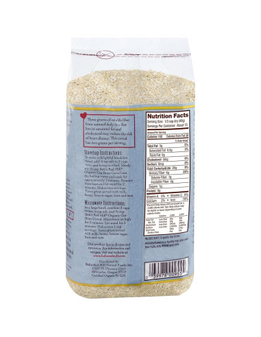 Cereal Caliente de Salvado de Avena Orgánico Bob's Red Mill 2040g