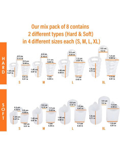 Dilator Nasal Anti-Ronquidos Mobi Lock - Paquete de 8 Tamaños 2