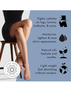 Aceite Anticelulitis Pure Body Naturals 236ml Reafirmante 2