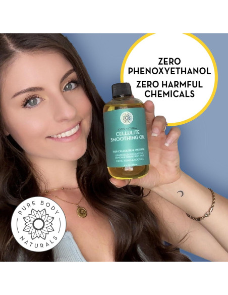 Aceite Anticelulitis Pure Body Naturals 236ml Reafirmante