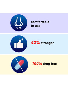 Tiras Nasales COZYRIDERS para Ronquidos, 100 Unidades, 66x19mm 2