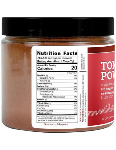 Polvo de Tomate Premium Hoosier Hill Farm 340g