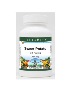 Batata 4:1 TerraVita 450 mg 100 cápsulas sin rellenos