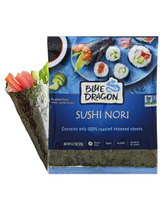 Nori de Sushi Blue Dragon 21.77 g - Alga Marina Asada Vegana