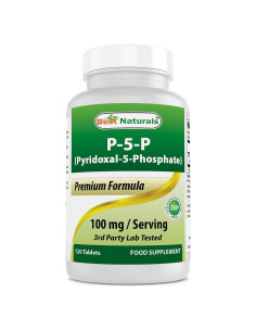 Mejores Naturales P5P Vitamina B6 100 mg - 120 Tabletas