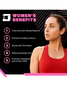 Ejercitador de Mandíbula Jawzrsize Rosa - Tonificador Facial 2