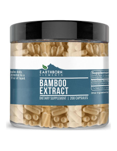 Cápsulas de Bambú Elementos de la Tierra 200 Unidades Puras