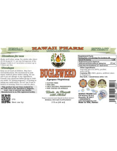 Extracto Líquido Sin Alcohol Bugleweed Hawaii Pharm 60 ml 2