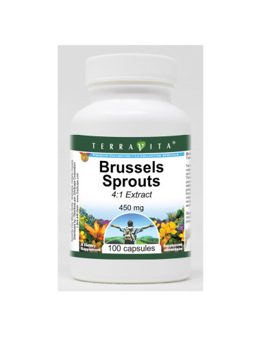 Brote de Bruselas 4:1 TerraVita 450 mg 100 Cápsulas