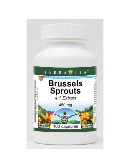 Brote de Bruselas 4:1 TerraVita 450 mg 100 Cápsulas