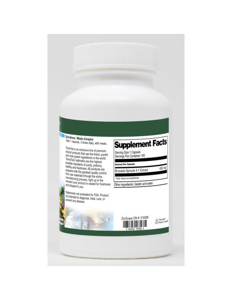 Brote de Bruselas 4:1 TerraVita 450 mg 100 Cápsulas