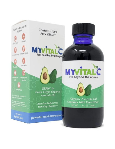 Aceite de Aguacate Orgánico MyVitalC 120ml - Antioxidante ESS60
