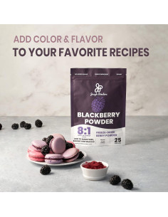 Polvo de Frambuesa Negra Orgánica Jungle Powders 141.75g 2