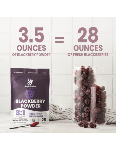 Polvo de Frambuesa Negra Orgánica Jungle Powders 141.75g