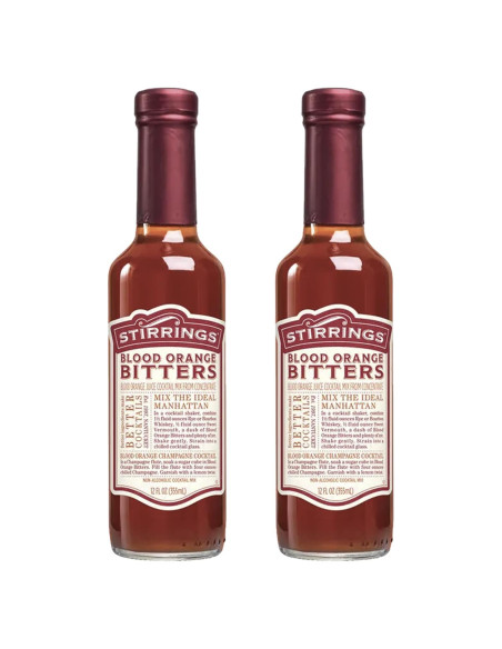 Stirrings Bitters de Naranja Sangre 2 Pack 750ml - Sin Conservantes