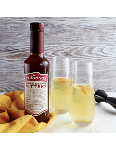 Stirrings Bitters de Naranja Sangre 2 Pack 750ml - Sin Conservantes
