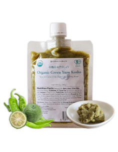 Pasta de Sazonador Picante Yuzu Kosho Verde 200g Kawashimaya