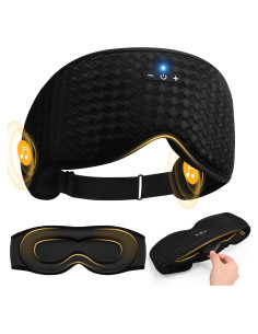 Máscara de Sueño Bluetooth Mixiba 3D Ajustable con Auriculares