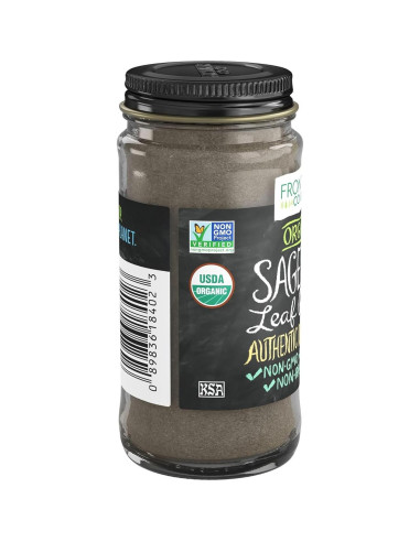Especia Orgánica de Hoja de Salvia Frontier 22.68g