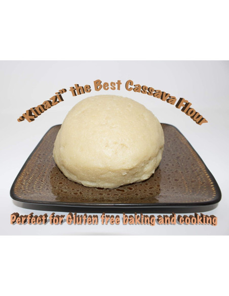 Harina de Yuca Premium Kinazi 2 kg Sin Gluten Natural