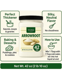 Polvo de Arrurruz Toss 1190 g - Espesante Natural para Cocinar 2