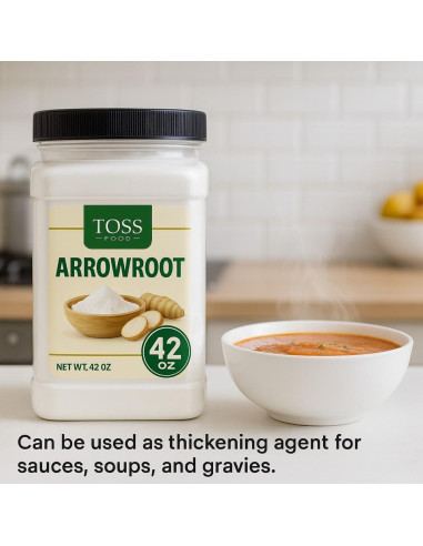 Polvo de Arrurruz Toss 1190 g - Espesante Natural para Cocinar