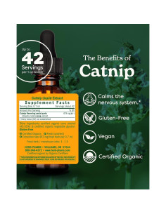 Extracto Líquido de Nepeta Cataria Orgánico Herb Pharm 29.57 ml 2