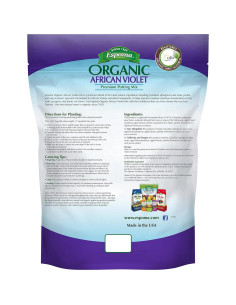 Espoma Orgánico Combo Violeta Africana 4qt + Alimento 8oz 2