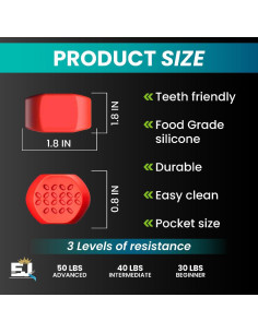Ejercitador de Mandíbula EdJay - Tonifica y Fortalece Facial 2