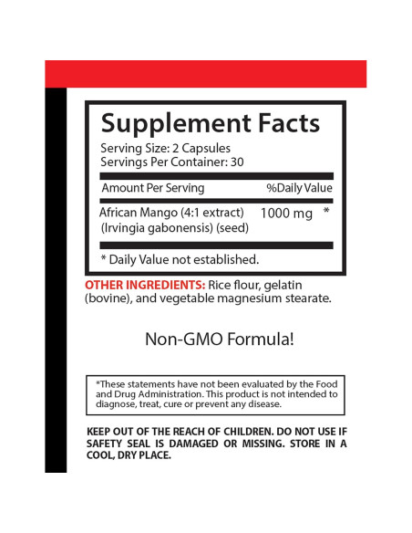 Extracto de Mango Africano Soluciones para el Cuidado 85g