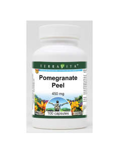 Cápsulas de Cáscara de Granada TerraVita 450 mg - 100 Unidades