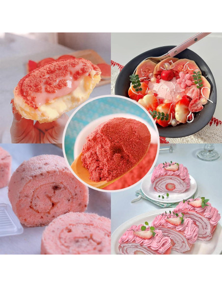 Polvo de Fresas Liofilizadas KachiKachi 100g Sin Azúcar