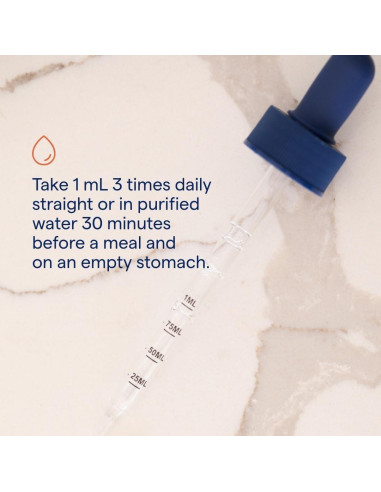 Ácido Fulvico Iónico de Minerales Traza 250mg - Suplemento Líquido 59 Porciones