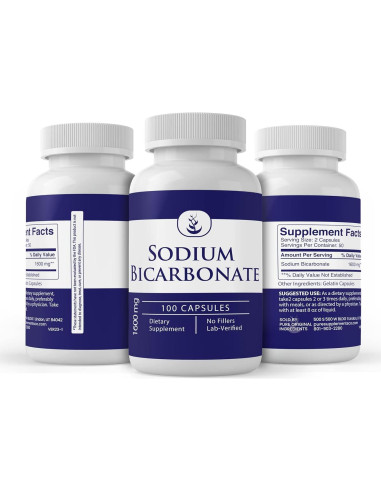 Bicarbonato de Sodio Puro Siempre Puro 100 Cápsulas 117g