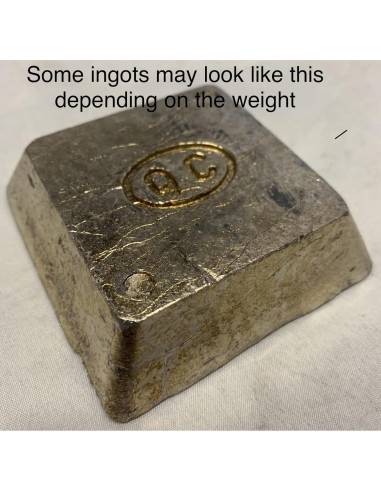 Bismuto 99.99% Grado Premium RotoMetals 1 Kilo para Cristales