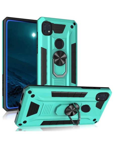 Funda Grado Militar Tznzxm para ZTE ZMax 10 Azul Menta