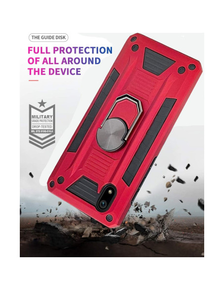 Funda Grado Militar Tznzxm para ZTE ZMax 10 Azul Menta