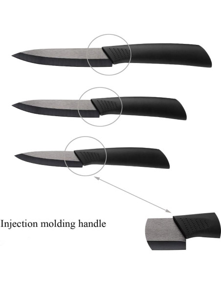 Cuchillo de Pelar Cerámica Muncene 7.62 cm con Funda