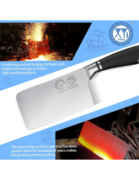 Cuchillo de Cocina Profesional XYJ 15.24 cm Acero Inoxidable
