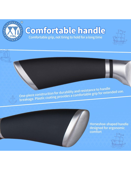 Cuchillo de Cocina Profesional XYJ 15.24 cm Acero Inoxidable