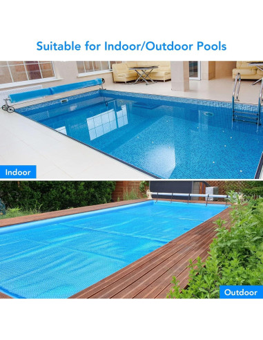 Cubierta Solar para Piscina EliteEdge 20x40 pies 14 mil