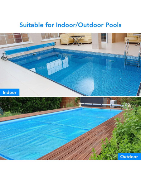 Cubierta Solar para Piscina EliteEdge 20x40 pies 14 mil