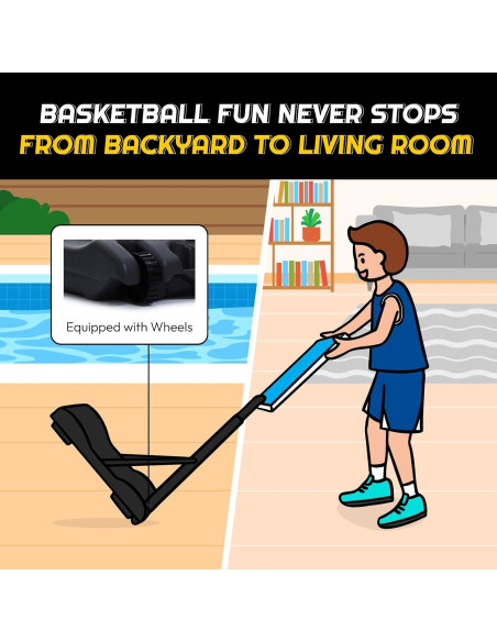 Aro de Baloncesto Acuático A11N SPORTS LED Ajustable 41.91 cm