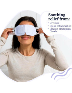 Compresa Caliente Ocular CorneaCare 30 Máscaras Alivio Rápido 2