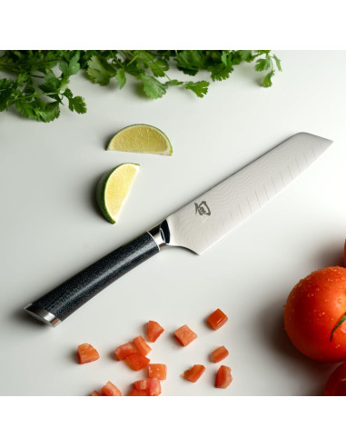 Cuchillo de Utilidad Shun Shiranami 16.5 cm Doble Núcleo VG10 VG2