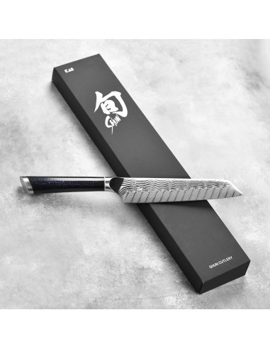 Cuchillo de Utilidad Shun Shiranami 16.5 cm Doble Núcleo VG10 VG2