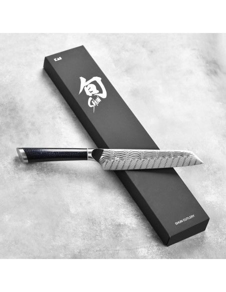 Cuchillo de Utilidad Shun Shiranami 16.5 cm Doble Núcleo VG10 VG2