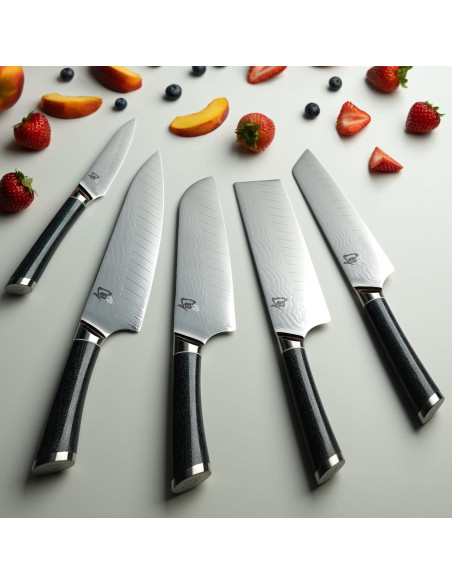 Cuchillo de Utilidad Shun Shiranami 16.5 cm Doble Núcleo VG10 VG2